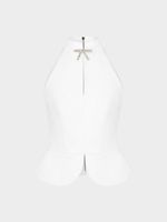 Топ с брошью