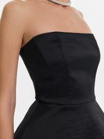 Корсетный топ с баской