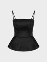 Корсетный топ с баской