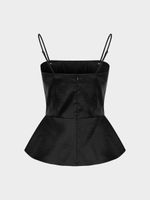Корсетный топ с баской