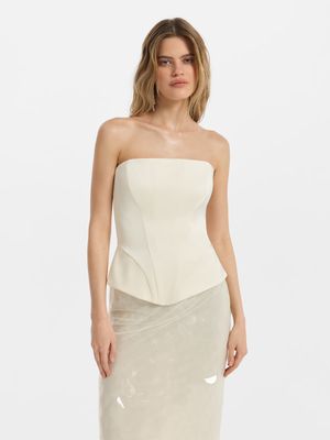 

Корсетный топ из сатина