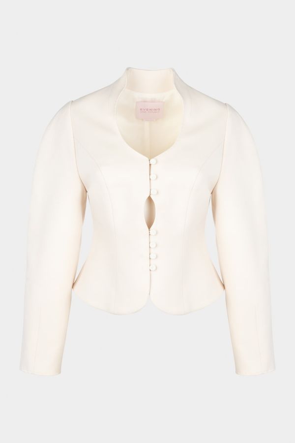 Жакет с объемными рукавами