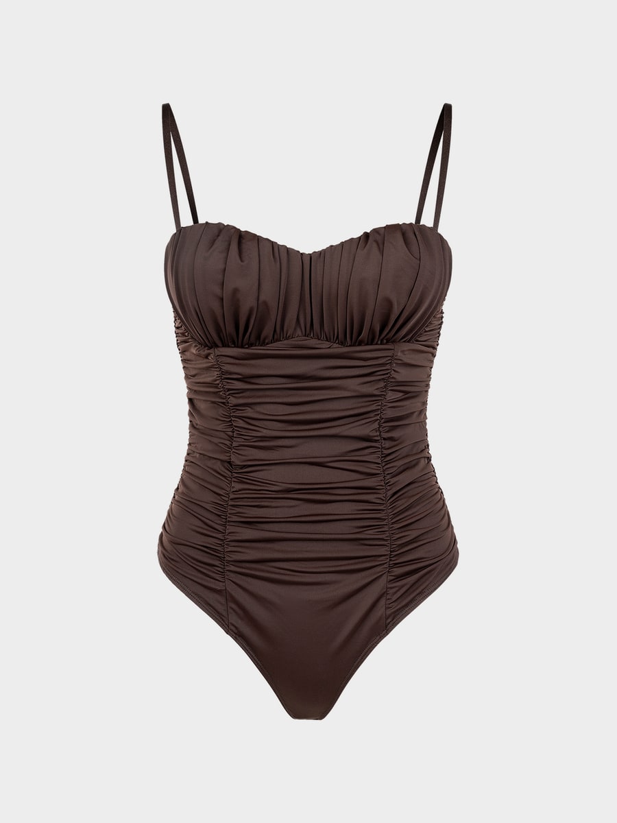 Боди с драпировкой