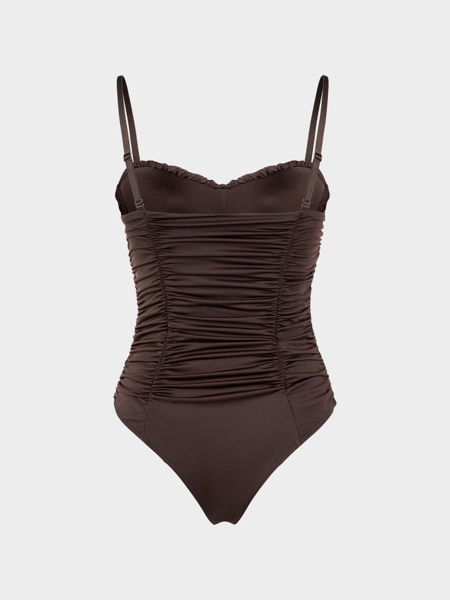 Боди с драпировкой