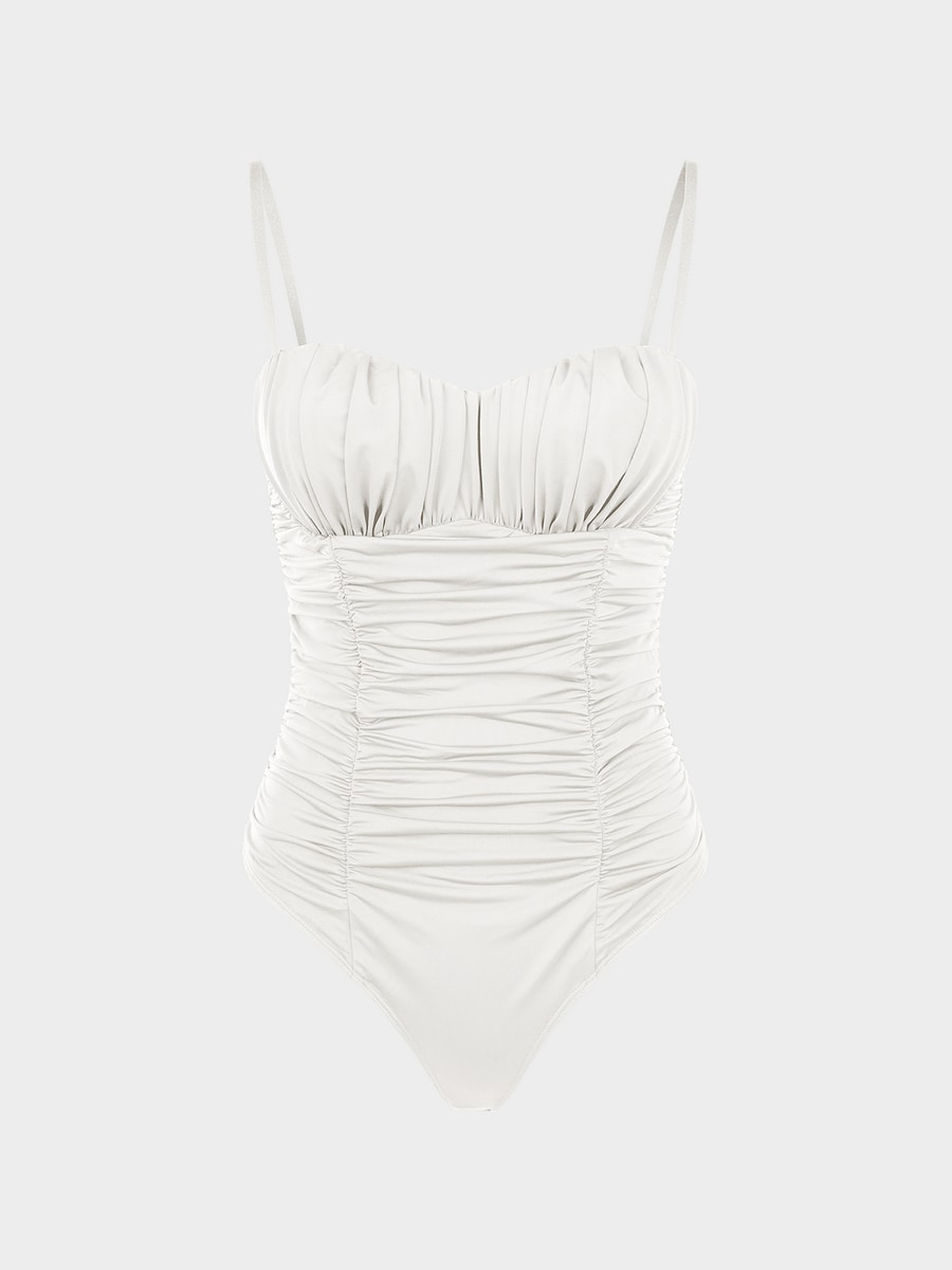 Боди с драпировкой