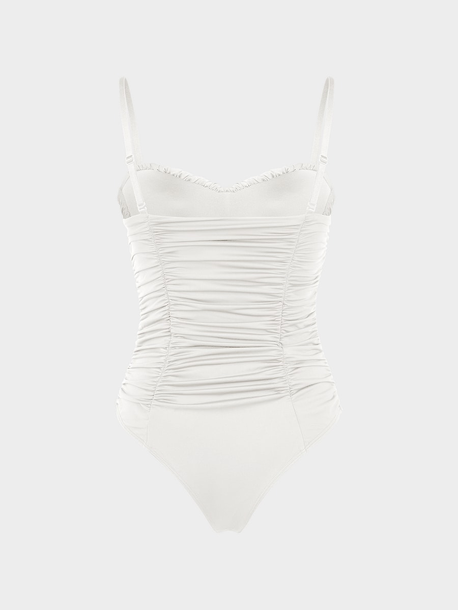 Боди с драпировкой