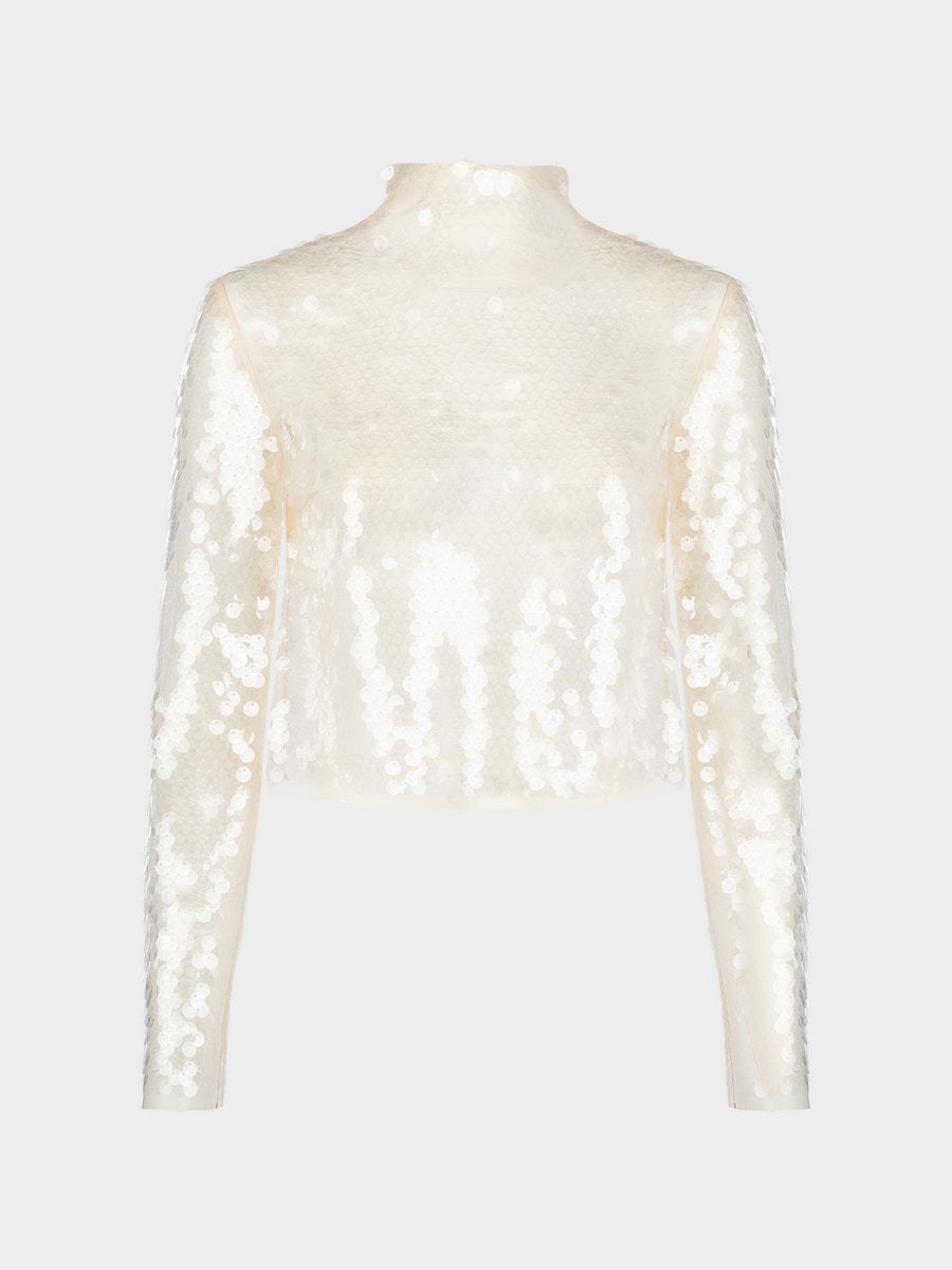 Топ с пайетками