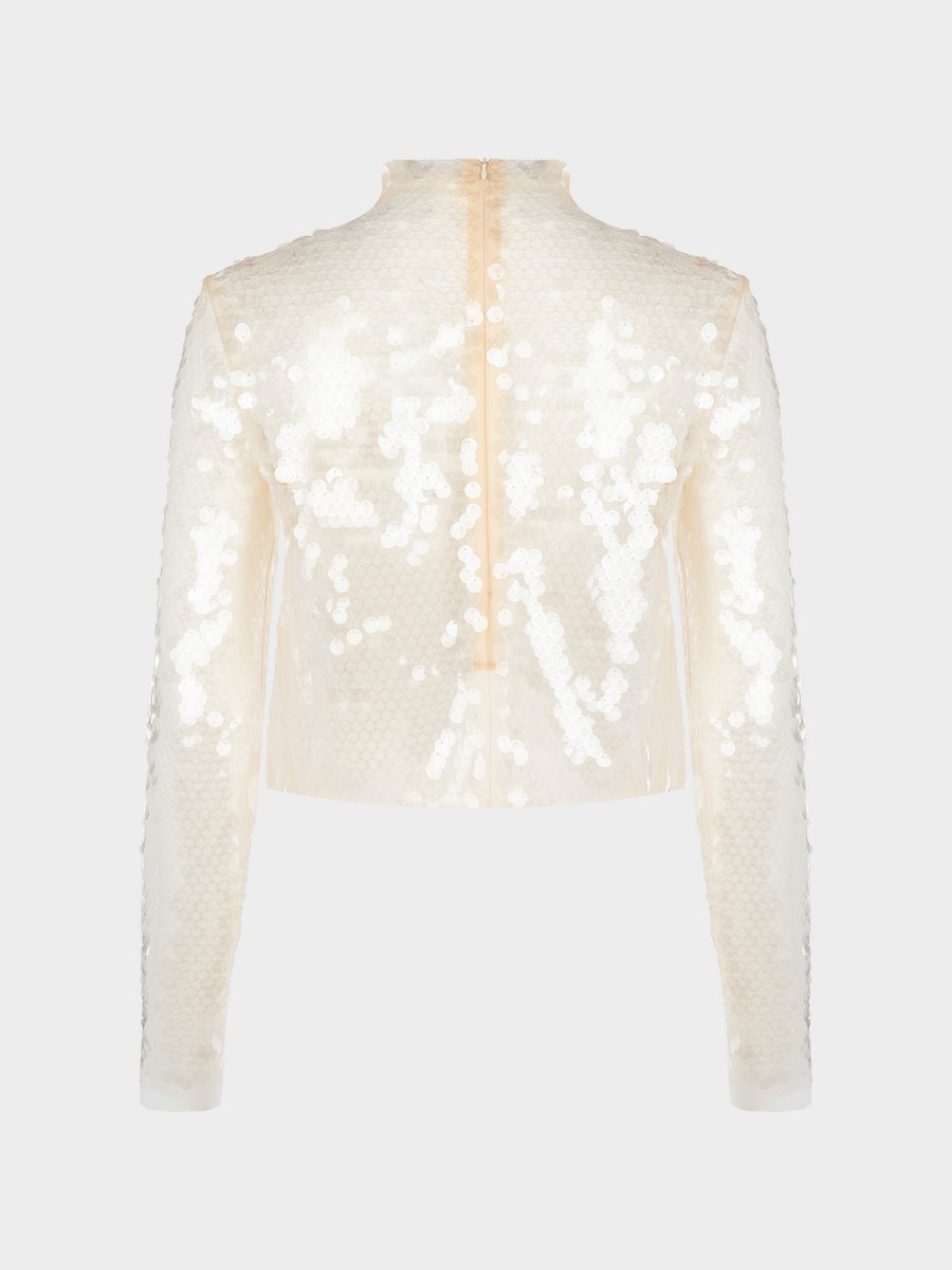 Топ с пайетками