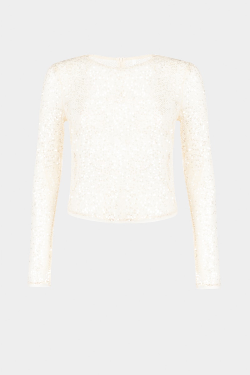 Топ с пайетками