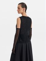 Топ с бисером и пайетками