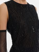 Топ с бисером и пайетками