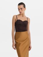 Боди с драпировкой