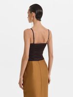 Боди с драпировкой