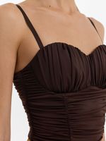 Боди с драпировкой