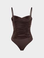 Боди с драпировкой