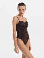 Боди с драпировкой