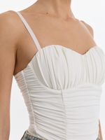 Боди с драпировкой