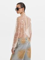 Топ с пайетками