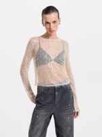 Топ с пайетками