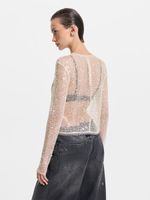 Топ с пайетками