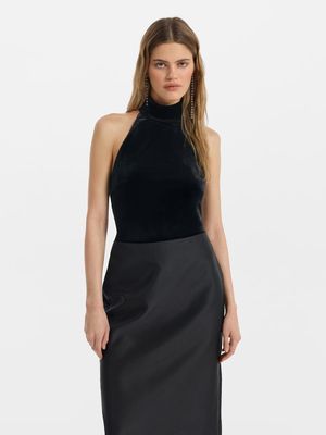 Боди из бархата