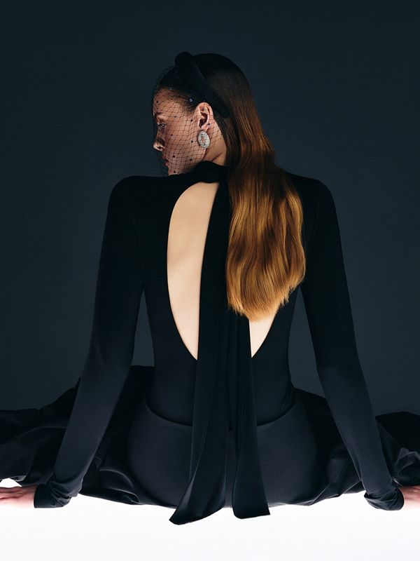 Боди с открытой спиной