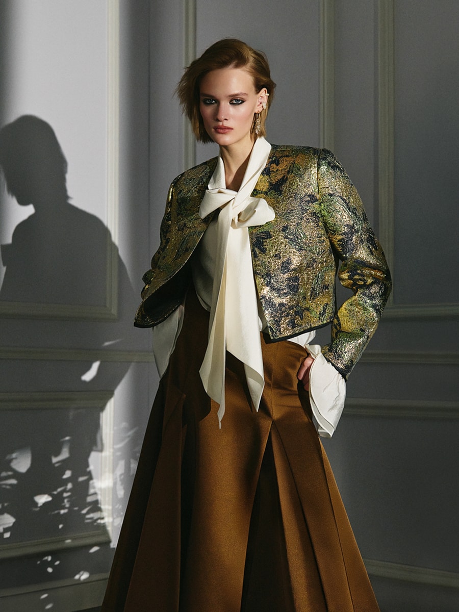 Жаккардовый жакет