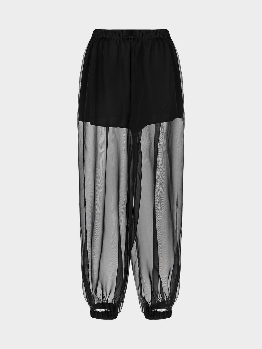 Полупрозрачные брюки