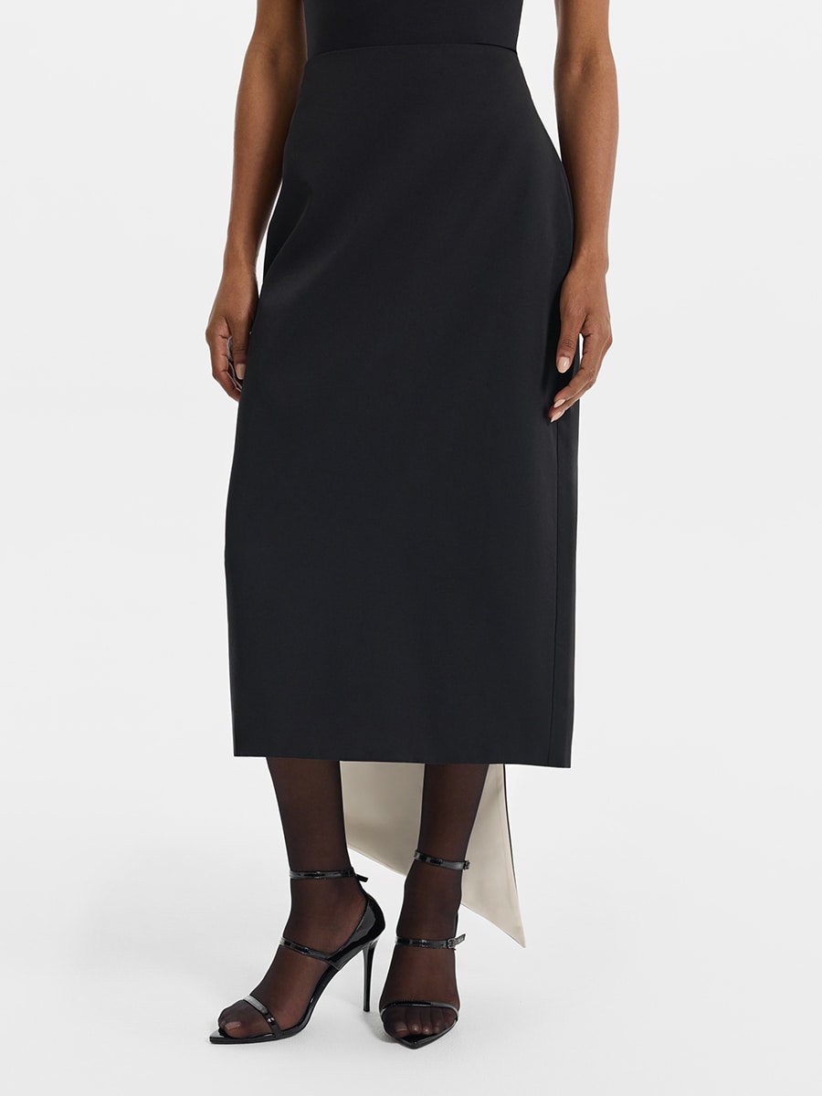 Юбка с объемным бантом