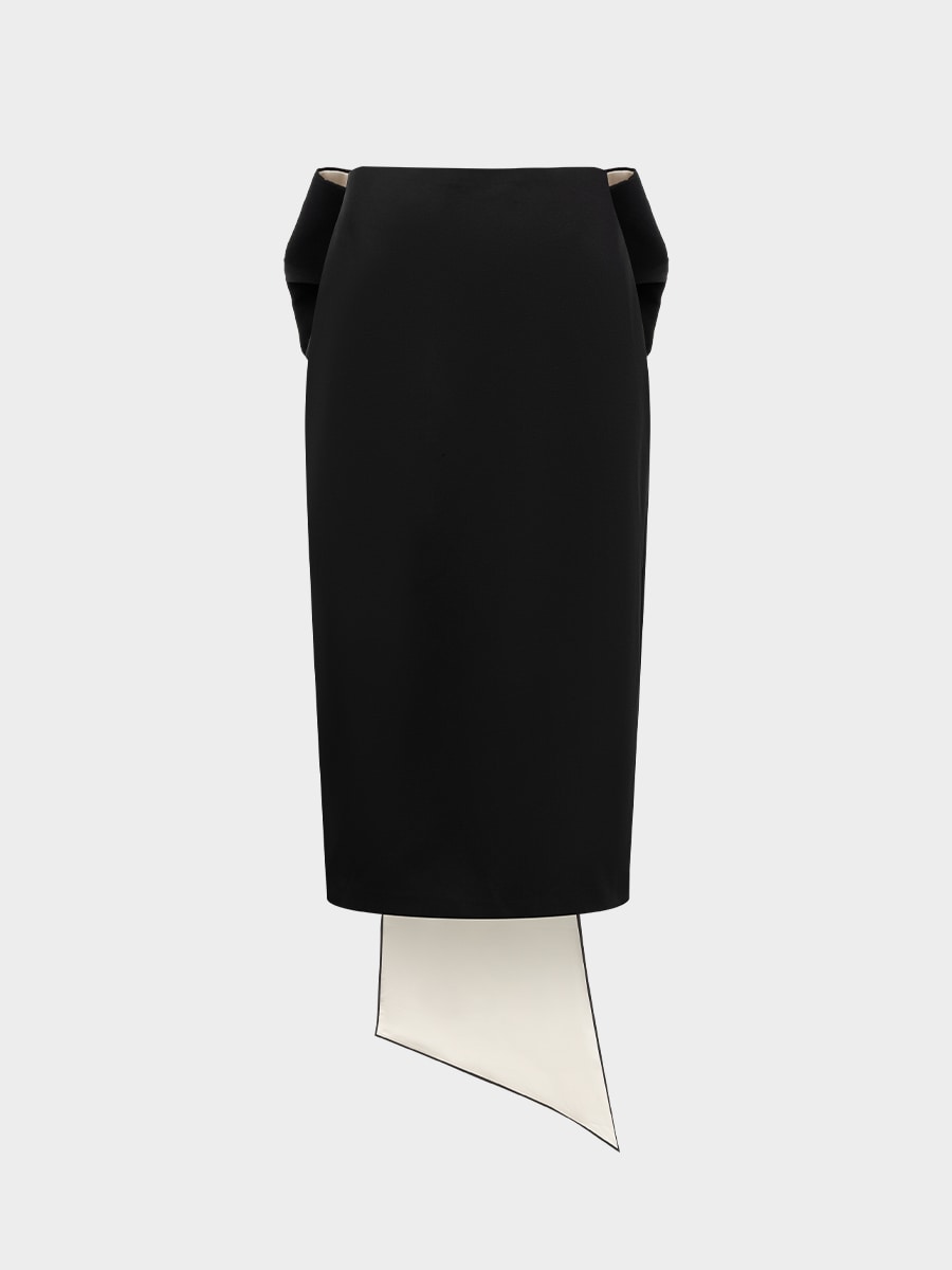 Юбка с объемным бантом