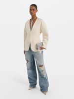 Жакет с объемными рукавами