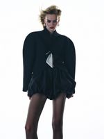 Укороченный жакет с бантом