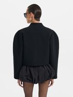 Укороченный жакет с бантом