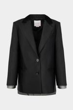 Жакет из сатина