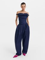 Брюки barrel leg