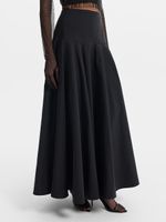 Юбка макси со складками