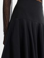 Юбка макси со складками