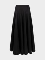 Юбка макси со складками