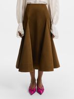 Юбка миди из сатина