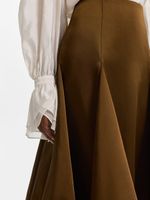 Юбка миди из сатина