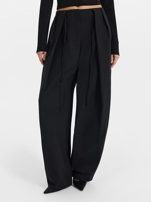 

Брюки barrel leg с защипами