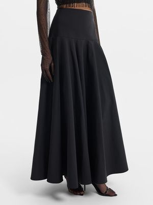 

Юбка макси со складками