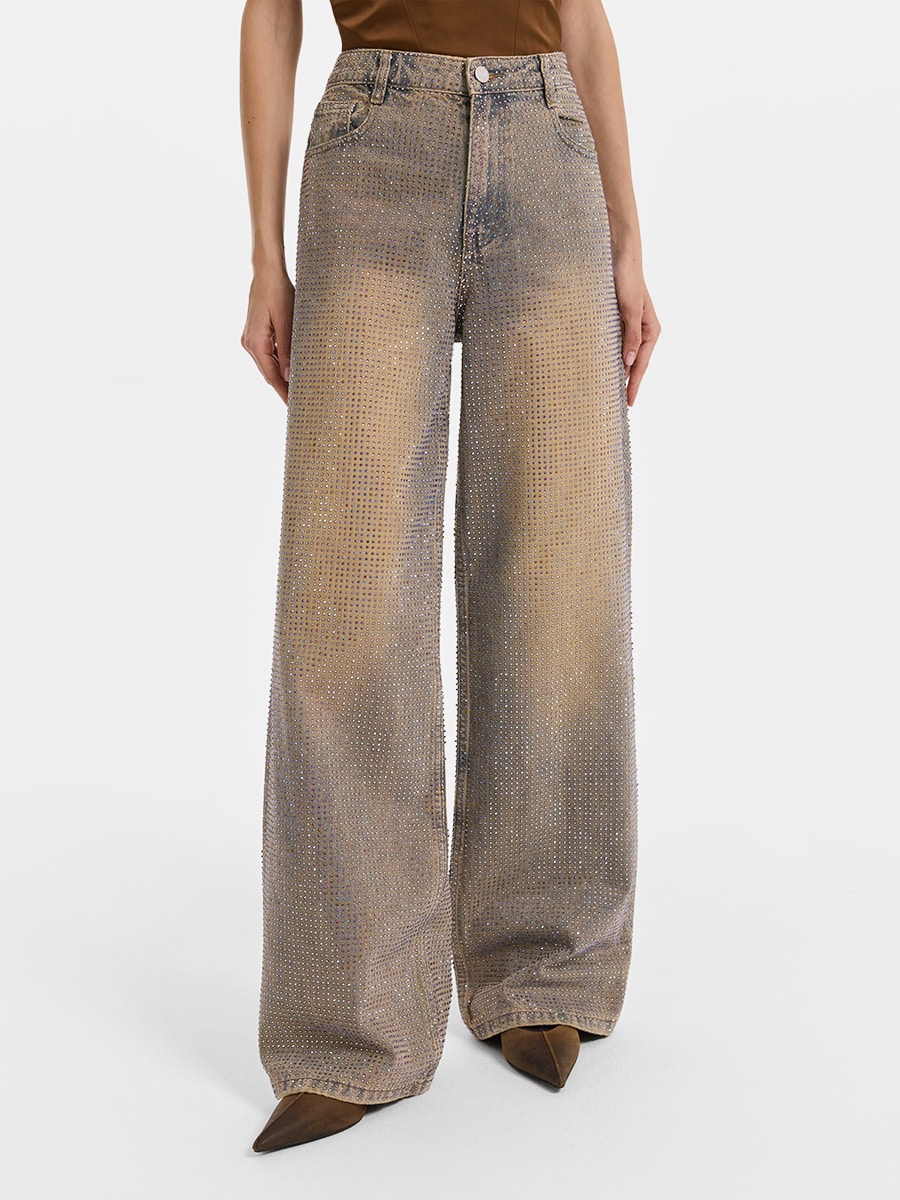 Брюки джинсовые женские