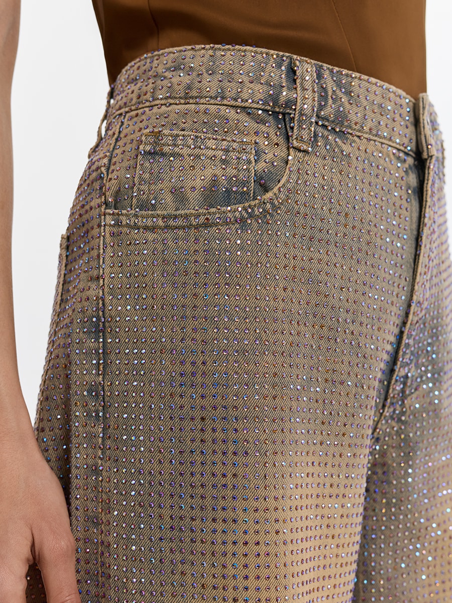 Брюки джинсовые женские