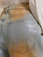 Джинсы Relaxed fit с напылением