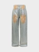 Джинсы Relaxed fit с напылением