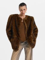 Шуба из экомеха