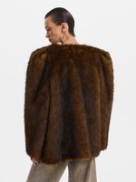 Шуба из экомеха