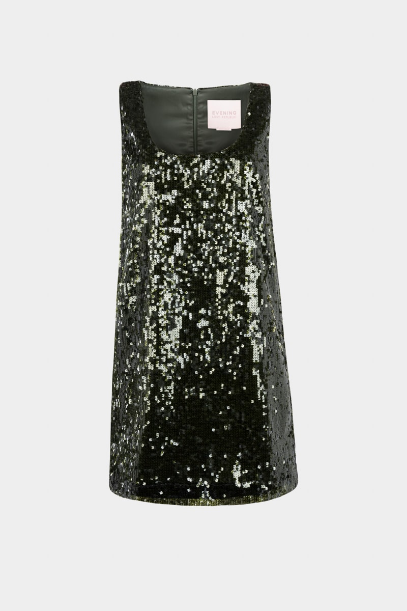 Платье с пайетками
