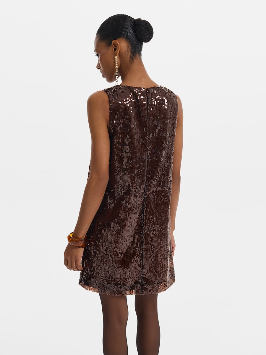 Платье мини с пайетками 5452606506-20